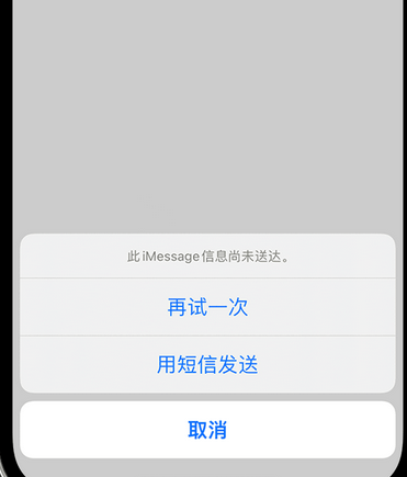 五通桥apple维修iPhone上无法正常发送iMessage信息