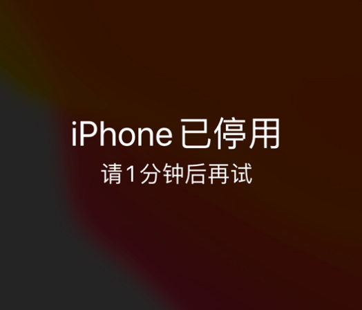 五通桥苹果手机维修分享:iPhone 显示“不可用”或“已停用”怎么办？还能保留数据吗？ 