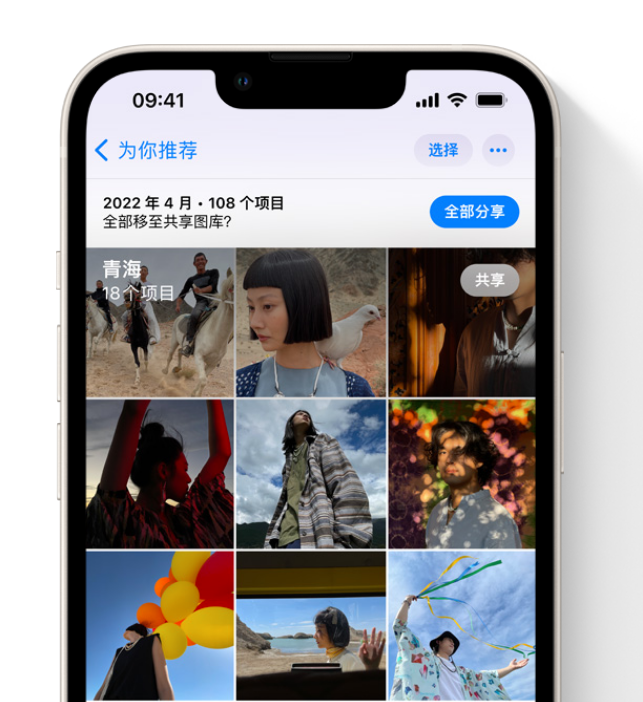 五通桥苹果维修网点分享在 iPhone 上使用共享图库 