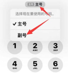 五通桥苹果14维修店分享iPhone 14 Pro Max使用副卡打电话的方法 