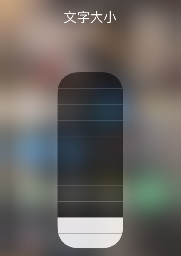 五通桥苹果手机维修分享小技巧：在 iPhone 控制中心快速调节字体大小 